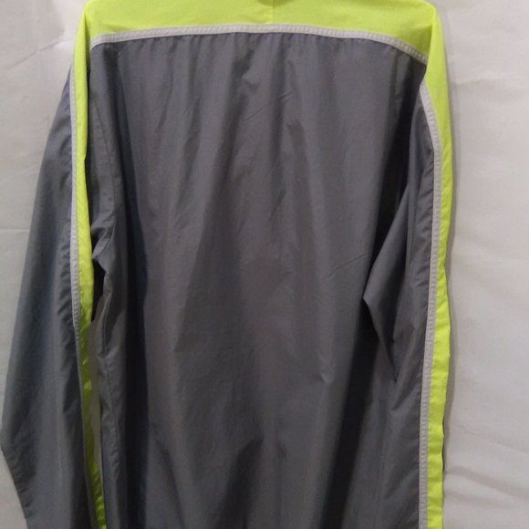 Nike Men's Jacket/Coat Pullover Windbreaker Color Gray/Yellow Size Large - Picture 3 of 5